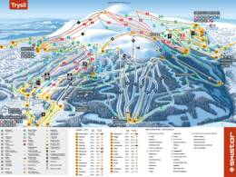 Mappa delle piste Trysil