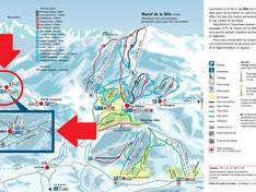 Mappa delle piste St. Cergue