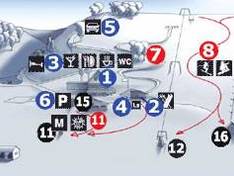 Mappa delle piste Zviedru Cepure