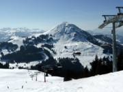 Vista sulla Hohe Salve nel comprensorio SkiWelt Wilder Kaiser-Brixental 