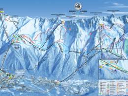 Mappa delle piste Brévent/Flégère (Chamonix)