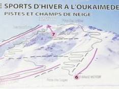 Mappa delle piste Oukaïmeden