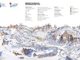 Mappa delle piste Cortina d'Ampezzo
