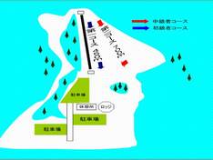 Mappa delle piste Muroran Kogen Danpara