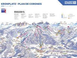 Mappa delle piste Plan de Corones (Kronplatz)