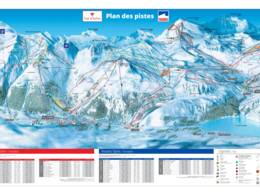 Mappa delle piste Tignes/Val d'Isère