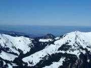 Vista dal Ragazer Blanken fino al lago di Costanza