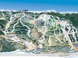 Mappa delle piste Vail