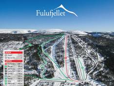 Mappa delle piste Fulufjellet