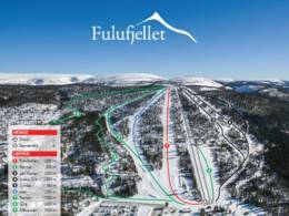 Mappa delle piste Fulufjellet