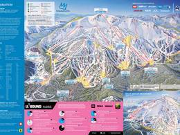 Mappa delle piste Mammoth Mountain