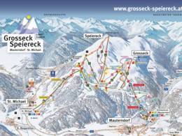 Mappa delle piste Grosseck/Speiereck - Mauterndorf/St. Michael