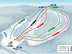 Mappa delle piste Abashiri Lake View Resort