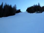 Discesa a valle nera