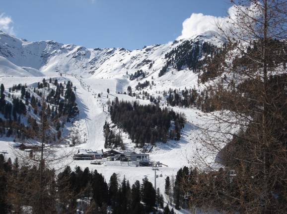 Vista sulla stazione a monte Speikboden