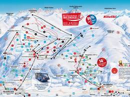 Mappa delle piste Wildkogel - Neukirchen/Bramberg