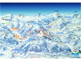 Mappa delle piste Großarltal/Dorfgastein