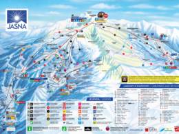 Mappa delle piste Jasná Nízke Tatry - Chopok