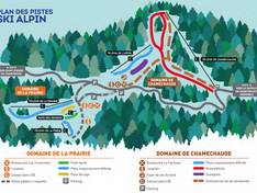 Mappa delle piste Col de Porte