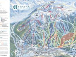 Mappa delle piste Copper Mountain