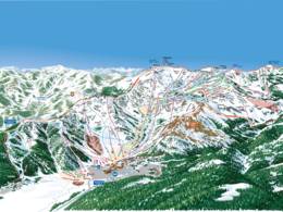 Mappa delle piste Squaw Valley